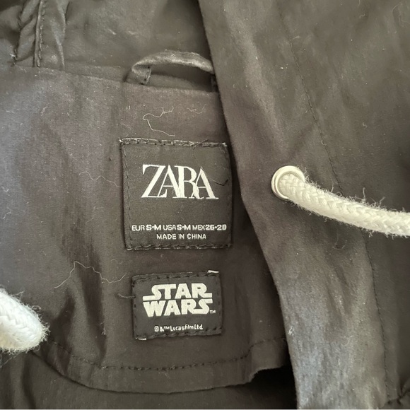 Zara Star Wars Princess Leia Cropped Scrunched Bat Wing Jacket - Picture 3 of 8